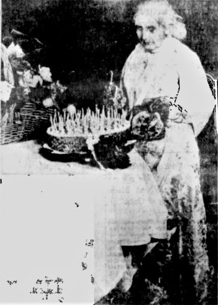 The <i>Deseret Evening News</i> reported on a birthday luncheon that the Relief Society general board held for Emmeline B. Wells on 28 February 1918. Additional detail about the event is provided in the 28 February entry in Wells's diary, which at this point was being kept by her daughters Belle and Annie. Wells was born 29 February 1828, meaning she could celebrate on the actual anniversary only in leap years. (<i>Deseret Evening News,</i> 2 Mar. 1918, 5.)